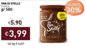 Prezzemolo e Vitale Pan di Stelle Crema gr 580 offerta