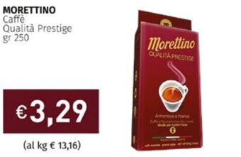Prezzemolo e Vitale Morettino Caffè Qualità Prestige gr 250 offerta