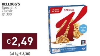 Prezzemolo e Vitale Kellogg's Special K Classic gr 300 offerta