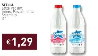 Stella Latte Pet Uht Intero, Parzialmente Scremato lt 1