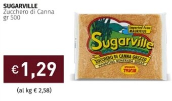 Prezzemolo e Vitale Sugarville Zucchero di Canna gr 500 offerta