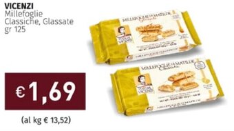 Prezzemolo e Vitale Vicenzi Millefoglie Classiche, Glassate gr 125 offerta