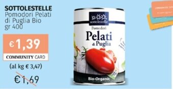 Sottolestelle Pomodori Pelati di Puglia Bio gr 400
