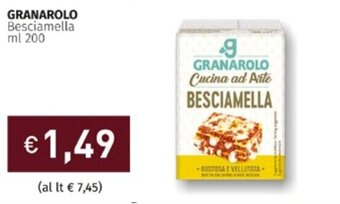 Prezzemolo e Vitale Granarolo Besciamella ml 200 offerta
