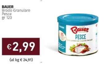 Prezzemolo e Vitale Bauer Brodo Granulare Pesce gr 120 offerta