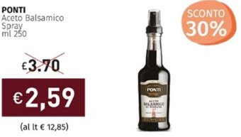 Prezzemolo e Vitale Ponti Aceto Balsamico Spray ml 250 offerta