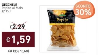 Prezzemolo e Vitale Gecchele Pepite al Mais gr 150 offerta