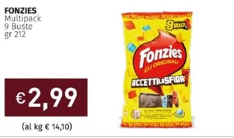 Prezzemolo e Vitale Fonzies Multipack 9 Buste gr 212 offerta