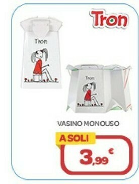 Bimbo Store Tron Vasino Monouso offerta