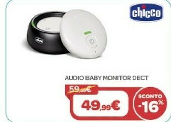 Bimbo Store Chicco Audio Baby Monitor Dect offerta