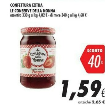 Coop Le Conserve della Nonna Confettura Extra Di More 340 G(ml) offerta
