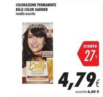 Coop Garnier Colorazione Permanente Belle Color offerta