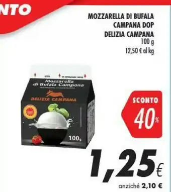 Coop Delizia campana Mozzarella Di Bufala Campana Dop offerta