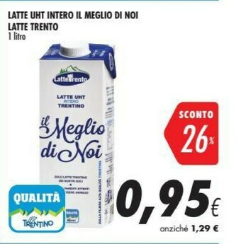 Coop Latte trento Latte Trentino Di Montagna Fresco Intero offerta