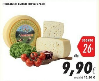 Coop Asiago Formaggio Dop Mezzano offerta