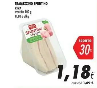 Coop Riva Tramezzino Spuntino offerta