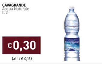 Prezzemolo e Vitale Cavagrande Acqua Naturale lt 2 offerta