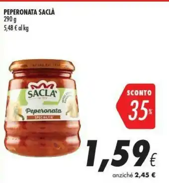Coop Saclà Peperonata 290 G(ml) offerta