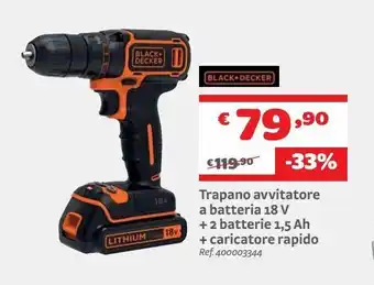 Trapano avvitatore a batteria