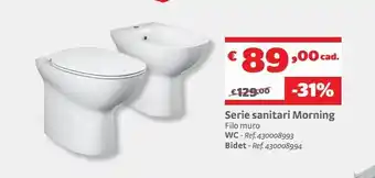 Bricocenter Serie sanitari morning offerta