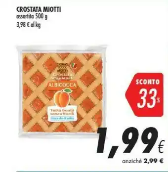 Coop Forno Miotti - Crostata Nocciola 500 G(ml) offerta