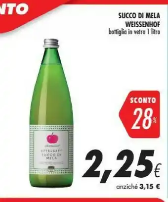 Coop Weissenhof - Succo Di Mela 1000 G(ml) offerta