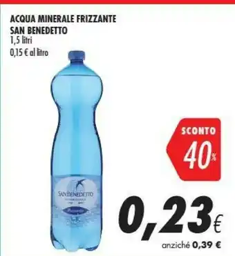 Coop San Benedetto Acqua Minerale Naturale Frizzante 1500 G(ml) offerta