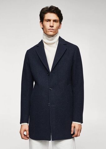 Mango Cappotto lana riciclata offerta