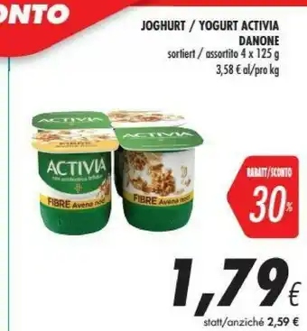 Activia Danone Yogurt