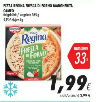 Coop Cameo Pizza Regina Fresca Di Forno Margherita offerta