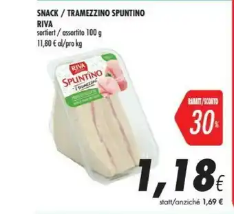 Coop Riva Tramezzino Spuntino 100 G offerta