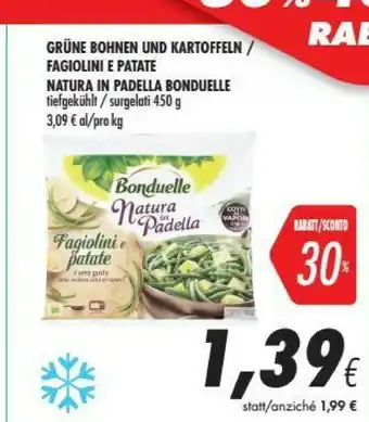 Coop Bonduelle Fagiolini E Patate Natura In Padella offerta