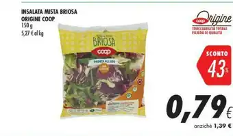 Coop Briosa Coop Insalata Mista offerta