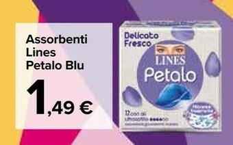 Carrefour Market Lines Assorbenti Petalo Blu offerta