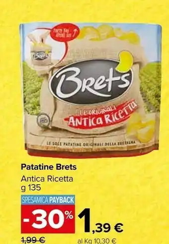 Carrefour Market Brets Patatine offerta