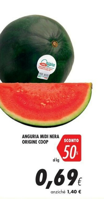 Coop Anguria Midi Nera offerta