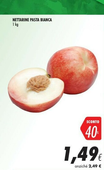 Coop Nettarine Pasta Bianca 1kg offerta