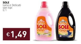 Prezzemolo e Vitale Sole Lana e Delicati vari tipi lt 1 offerta