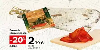 Carrefour Market Bresaola Chiavennasca offerta