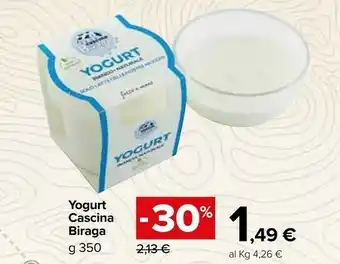 Carrefour Market Biraga Yogurt Cascina offerta