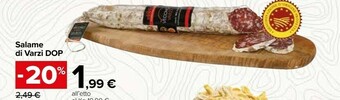 Carrefour Market Salame Di Varzi Dop offerta