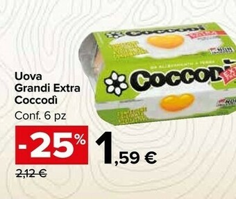 Carrefour Market Coccodi Uova Grandi Extra offerta
