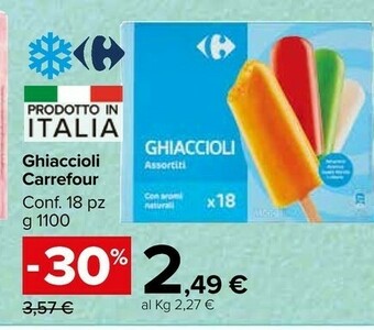 Carrefour Market Carrefour Ghiaccioli Assortiti offerta