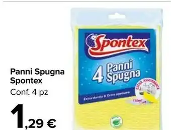 Carrefour Market Spontex Panni Spugna Spontex offerta