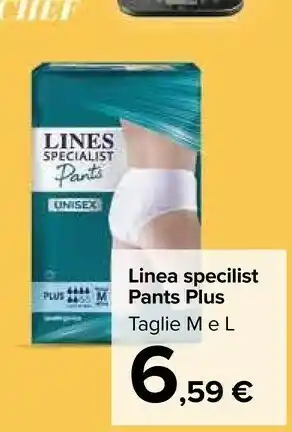 Carrefour Market Lines Specialist Pants Plus Unisex offerta