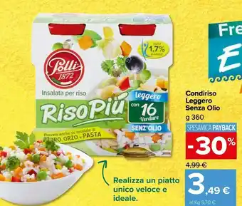 Carrefour Market Polli Condiriso Leggero Senza Olio Risopiu offerta