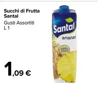 Carrefour Market Santal Ananas E Cocco Plus 1000 G(ml) offerta