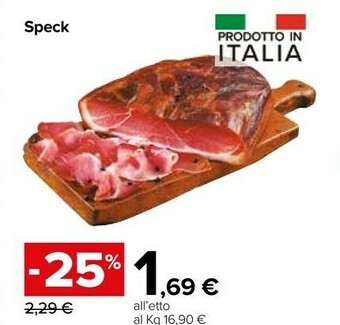 Carrefour Market Carrefour Speck offerta