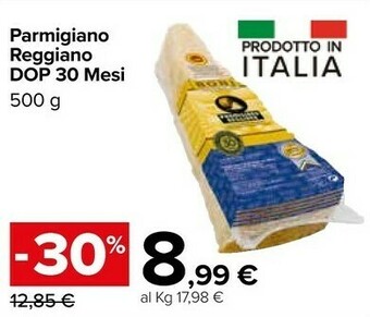 Carrefour Market Parmigiano reggiano 30 Mesi offerta