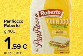 Carrefour Market Roberto - Pan Fiocco 400 G(ml) offerta